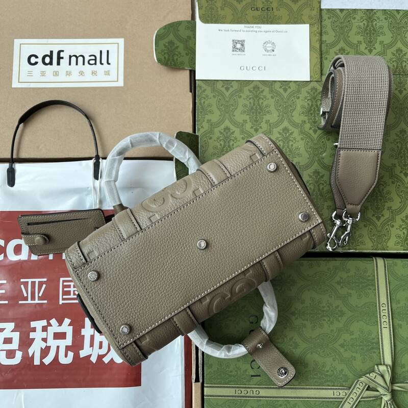 Gucci Taupe leather crossbody — Premium Replica