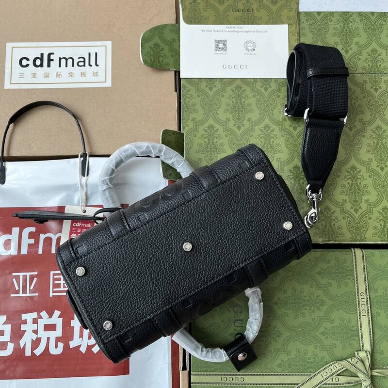 Gucci GG embossed duffle Black travel — 1:1 Replica