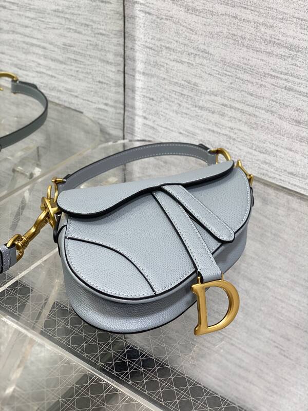 Dior Saddle Light Grey shoulder — 1:1 Replica