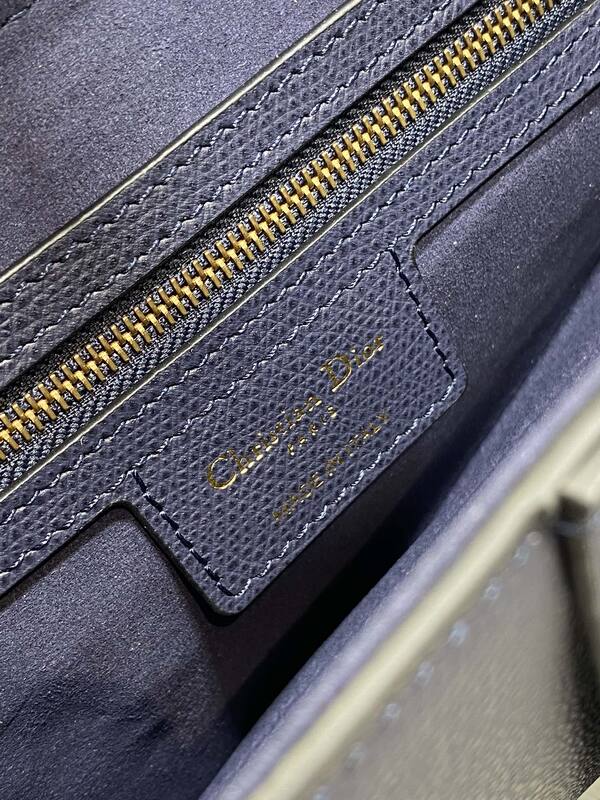 Dior Saddle Navy blue crossbody — AAA Quality Replica