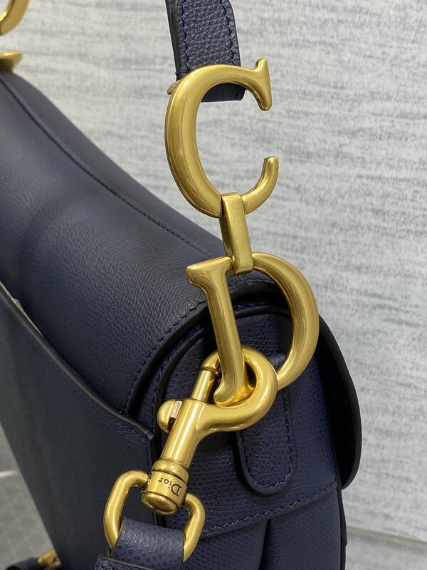 Dior Saddle Navy blue crossbody — AAA Quality Replica
