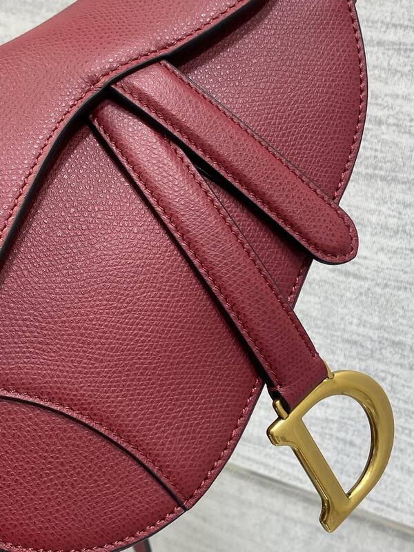 Dior Saddle Burgundy crossbody — Top Quality Replica