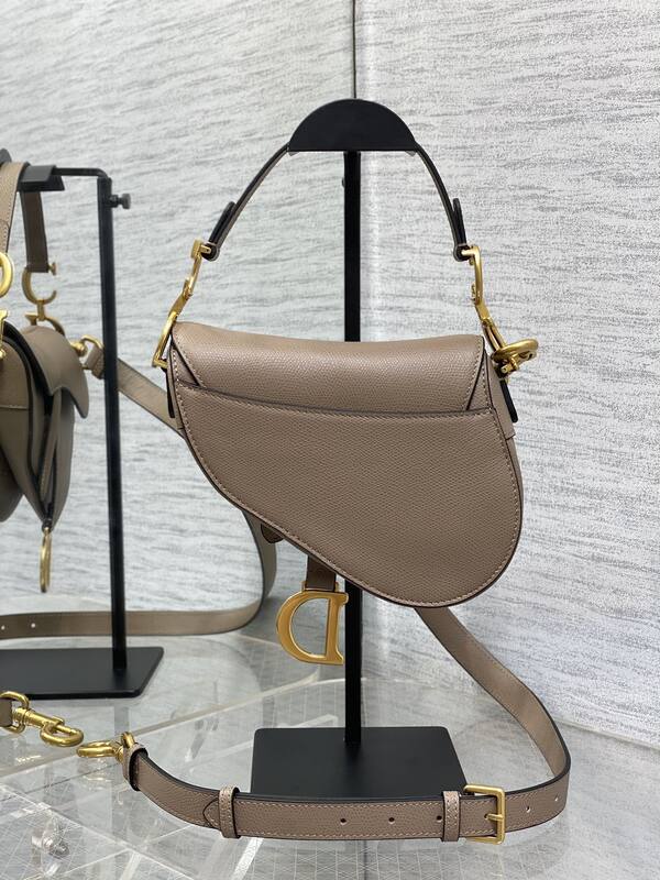 Dior Taupe Beige leather crossbody — AAA Quality Replica