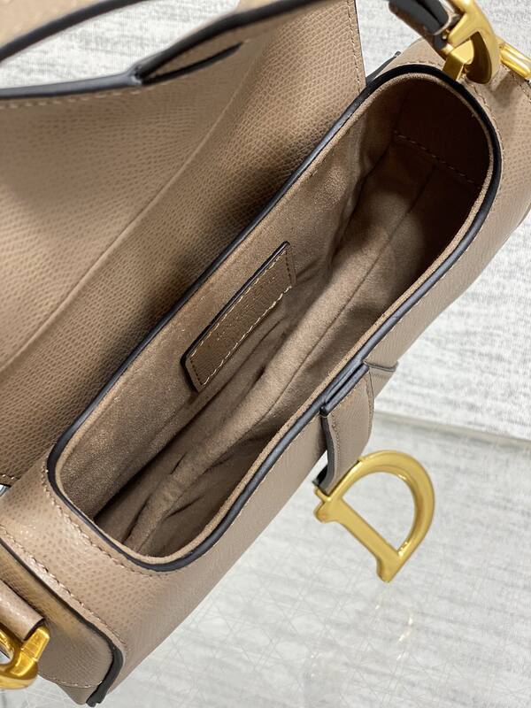 Dior Taupe Beige leather crossbody — AAA Quality Replica