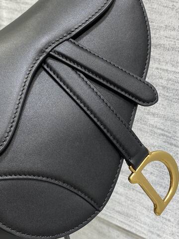 Dior Saddle Black shoulder Top Quality Replica