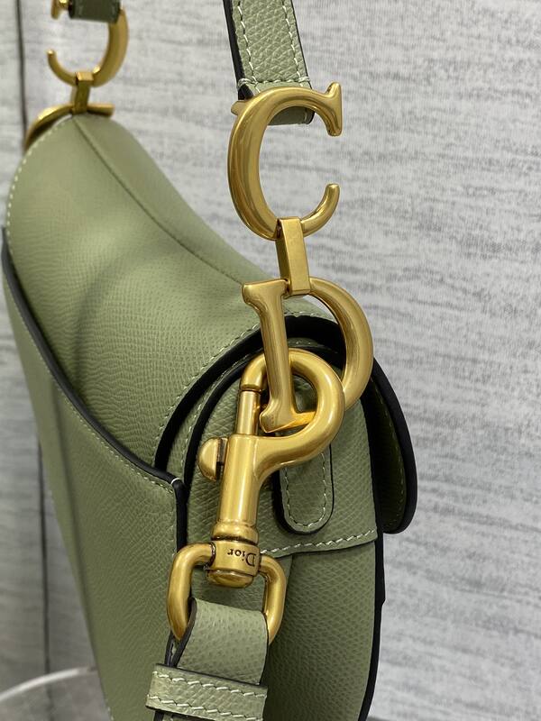 Dior Saddle Green crossbody — Premium Replica