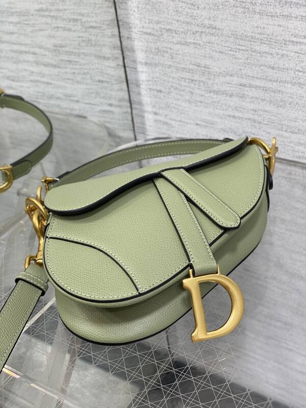 Dior Saddle Green crossbody — Premium Replica