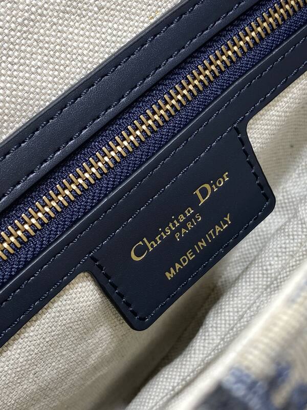 Dior Saddle Blue Oblique shoulder — Premium Replica
