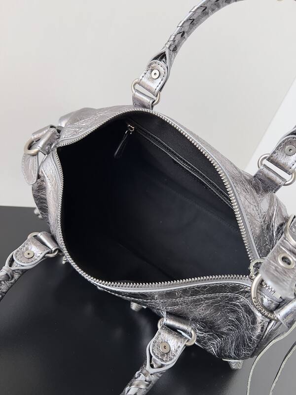 Balenciaga Le Cagole Silver shoulder bag — Top Quality Replica