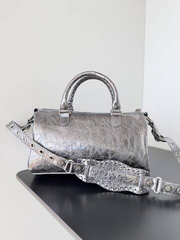 Balenciaga Le Cagole Silver 26x14cm shoulder bag Top Quality Replica