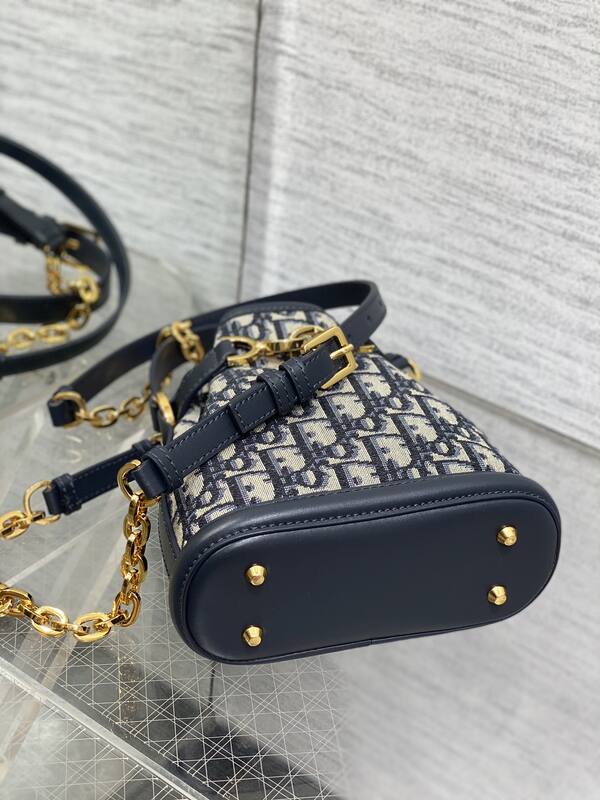 Dior Saddle Blue Oblique crossbody — Top Quality Replica