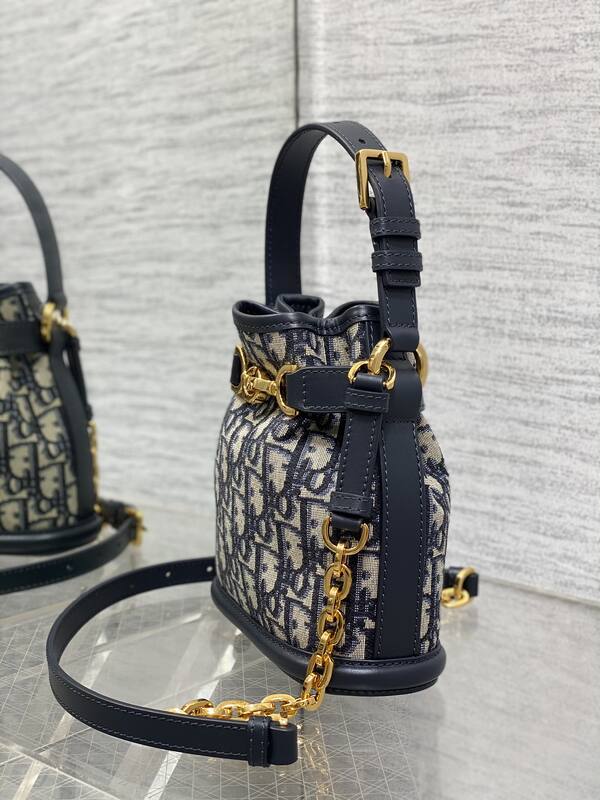 Dior Saddle Blue Oblique crossbody — Top Quality Replica