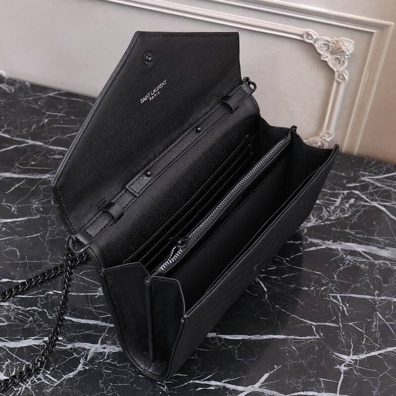 YSL LouLou Black 22x15x6cm crossbody — 1:1 Replica