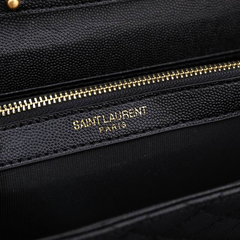Saint Laurent Envelope Black 22x15x6cm crossbody — AAA Quality Replica