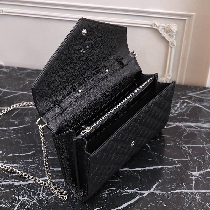 YSL LouLou Black 22x15x6cm crossbody — 1:1 Replica