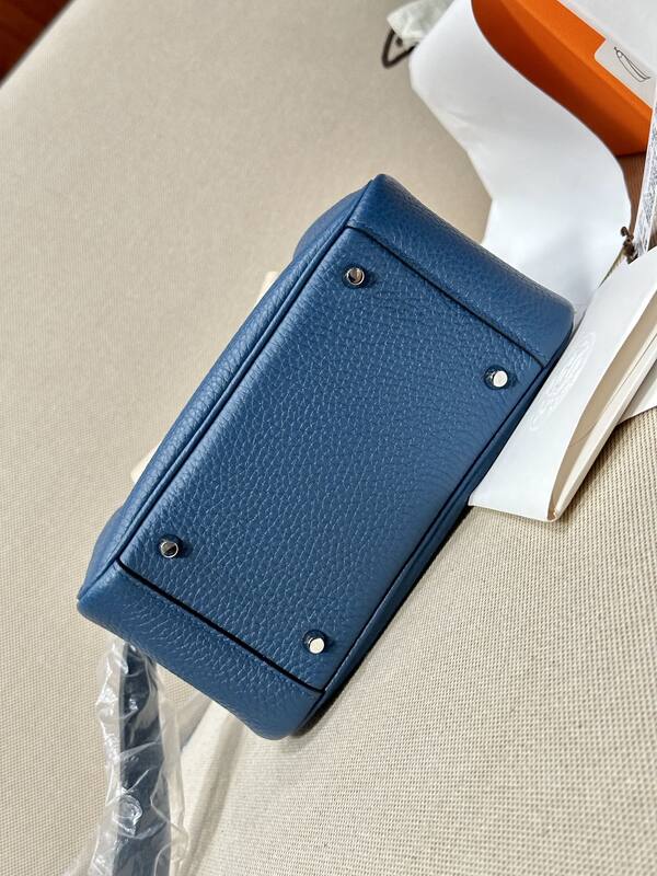 Hermes Lindy Blue mini shoulder — AAA Quality Replica