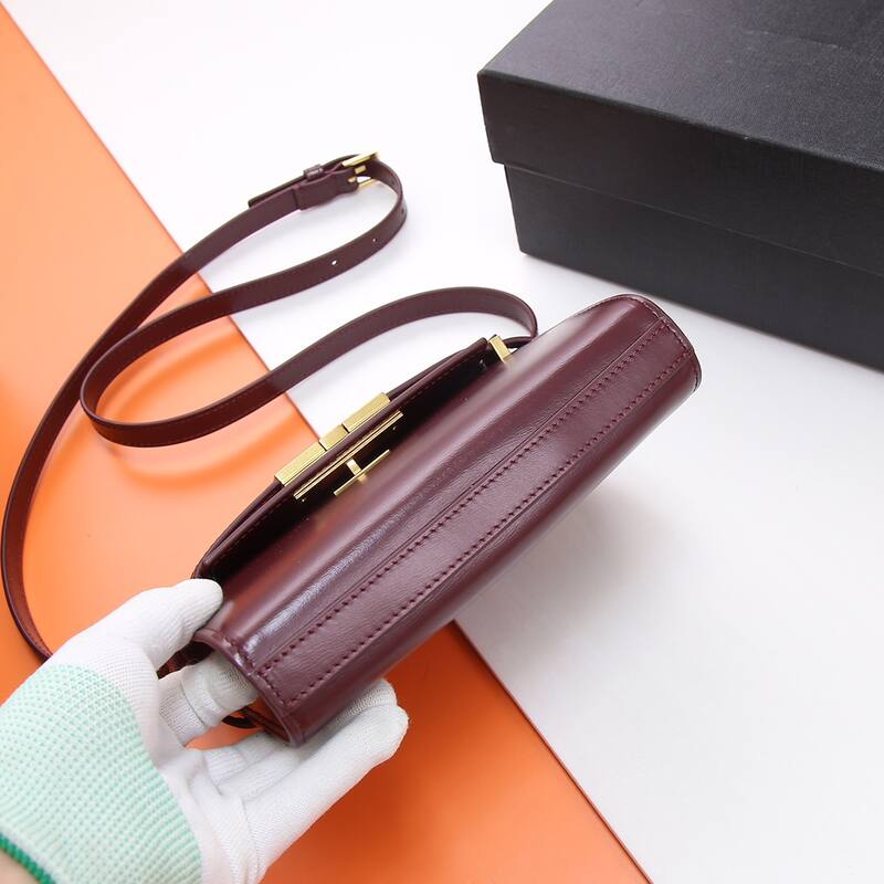 Saint Laurent Burgundy crossbody — 1:1 Replica