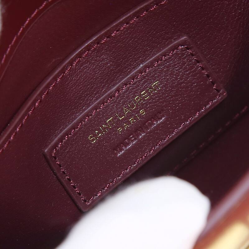 Saint Laurent Burgundy crossbody — 1:1 Replica