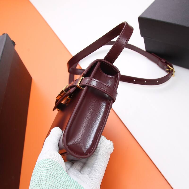 Saint Laurent Burgundy crossbody — 1:1 Replica