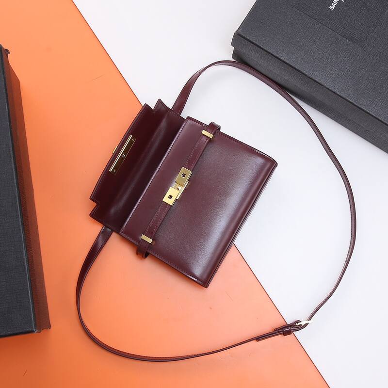 Saint Laurent Burgundy crossbody — 1:1 Replica