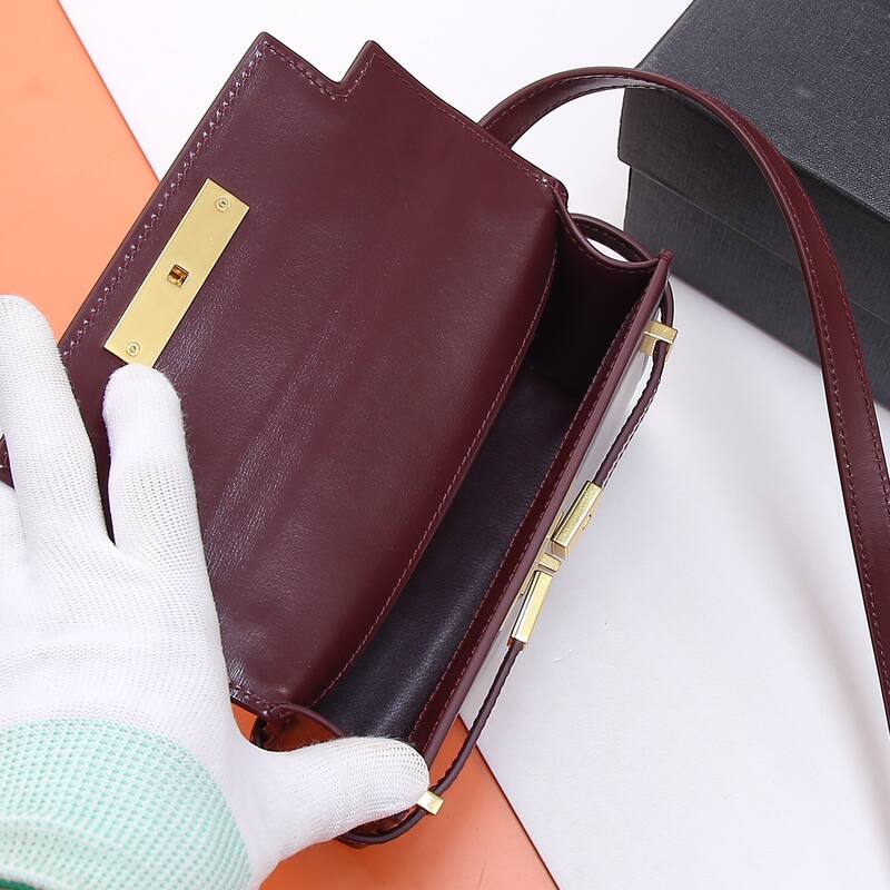 Saint Laurent Burgundy crossbody — 1:1 Replica