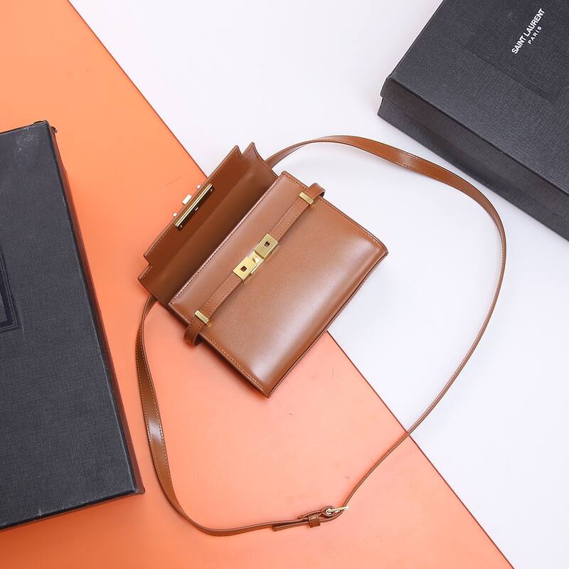 YSL Brown crossbody — Premium Replica