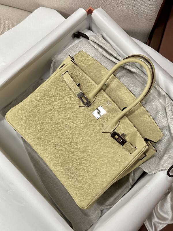 Hermes Birkin 25 Yellow Togo 25 handbag — Premium Replica