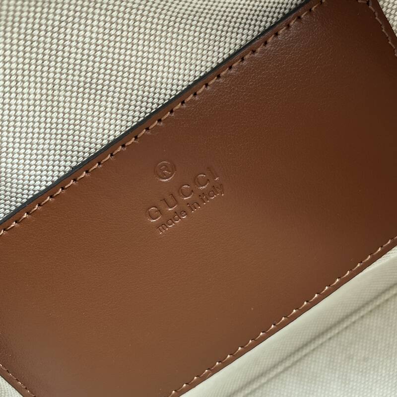 Gucci Brown GG embossed leather shoulder — AAA Quality Replica