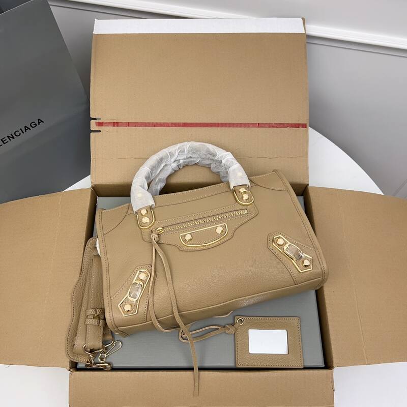Balenciaga City Beige 38x28x15cm shoulder bag — Top Quality Replica