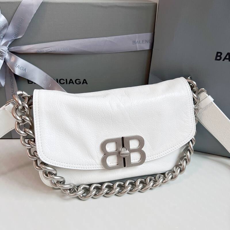 Balenciaga White 25x18x10cm shoulder bag — AAA Quality Replica