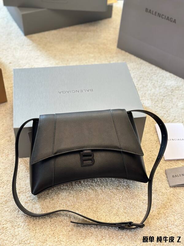 Balenciaga Hourglass Black 23x14x10cm shoulder bag — AAA Quality Replica