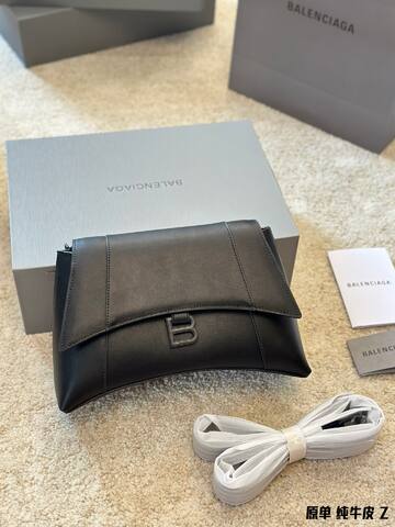 Balenciaga Hourglass Black 23x14x10cm shoulder bag AAA Quality Replica