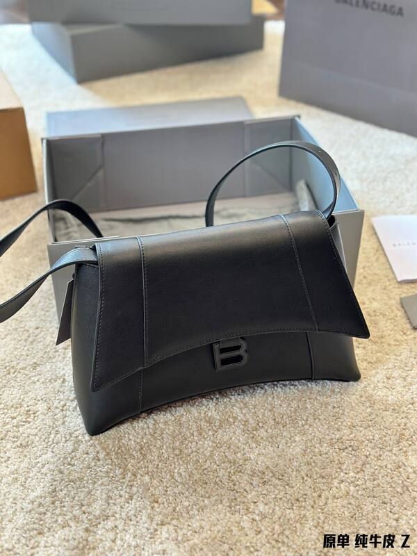 Balenciaga Hourglass Black 23x14x10cm shoulder bag — AAA Quality Replica