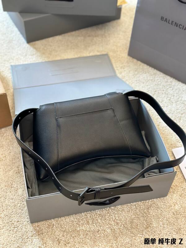 Balenciaga Hourglass Black 23x14x10cm shoulder bag — AAA Quality Replica
