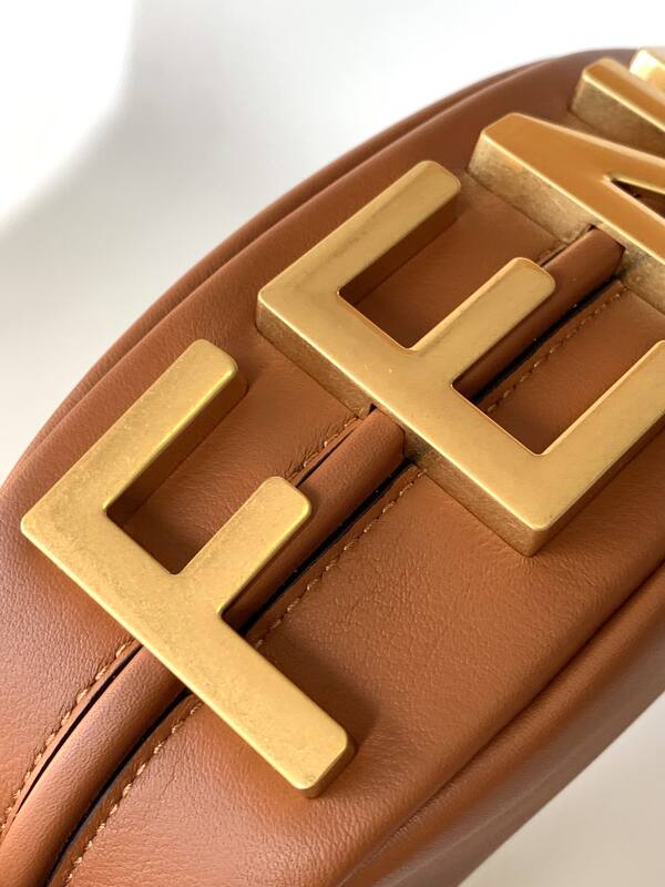Fendi Brown 25x18x10cm shoulder bag — Top Quality Replica
