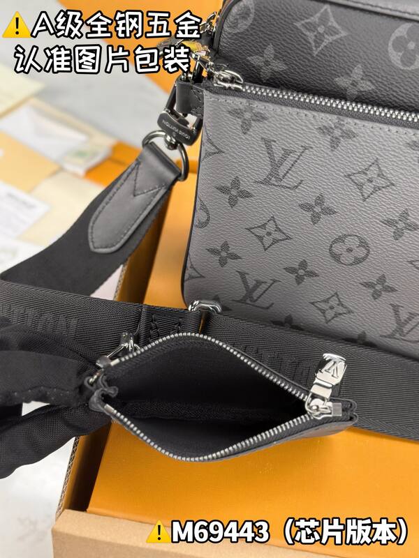 Louis Vuitton M69443 Gray Monogram Canvas crossbody — AAA Quality Replica