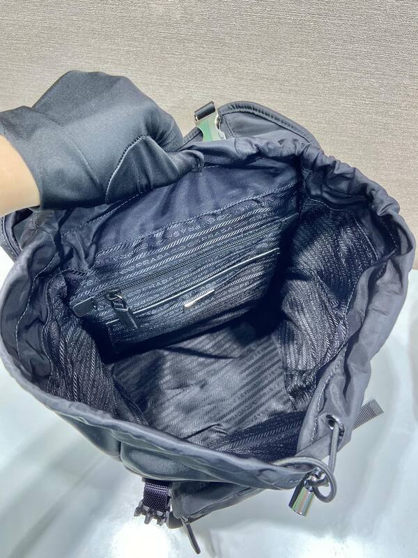 Prada Nylon black 36x25x16cm backpack — 1:1 Replica