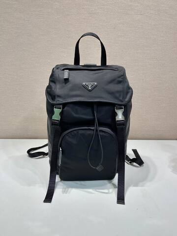 Prada Nylon black 36x25x16cm backpack 1 1 Replica