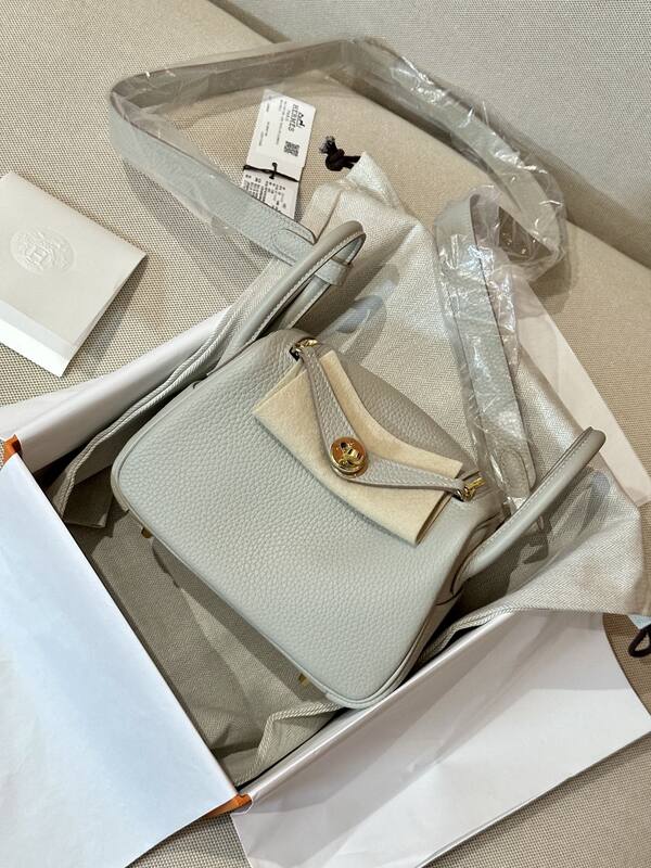 Hermes Lindy Light grey shoulder — Premium Replica