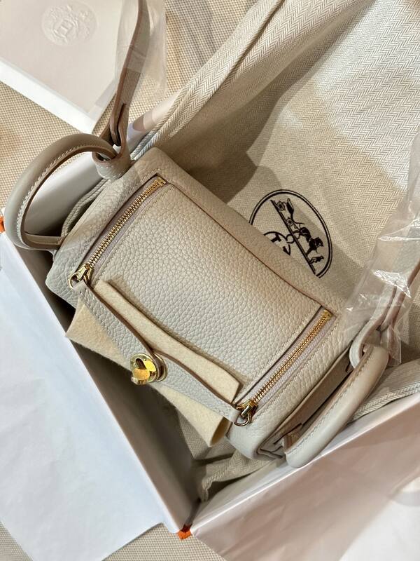 Hermes Lindy Light grey shoulder — Premium Replica