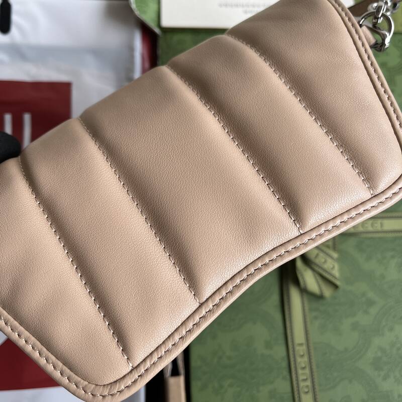 Gucci Horsebit Chain Beige shoulder — 1:1 Replica