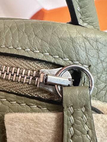 Hermes Lindy Sage Green mini shoulder 1 1 Replica