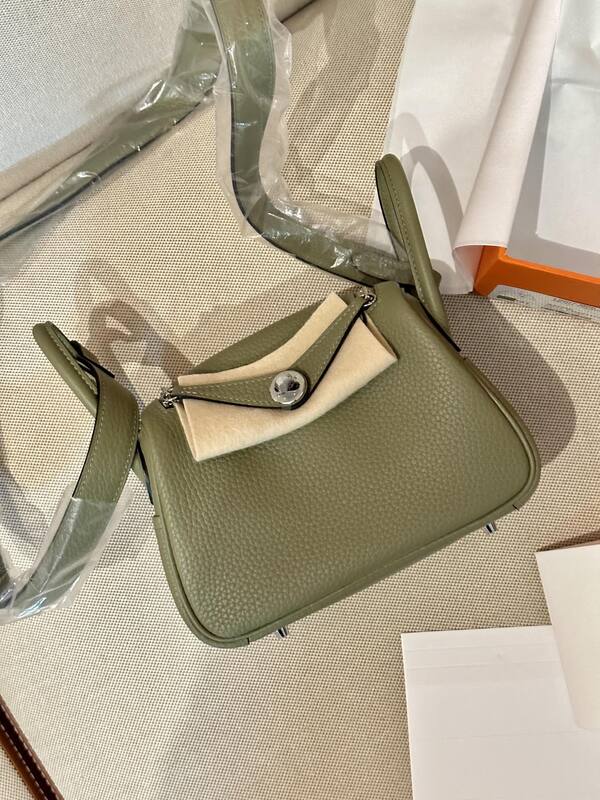 Hermes Lindy Sage Green mini shoulder — 1:1 Replica