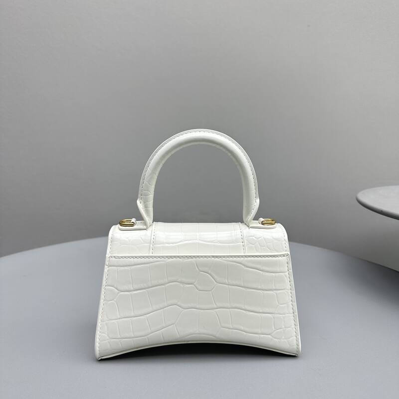 Balenciaga Hourglass White 23x14x10cm shoulder bag — Top Quality Replica