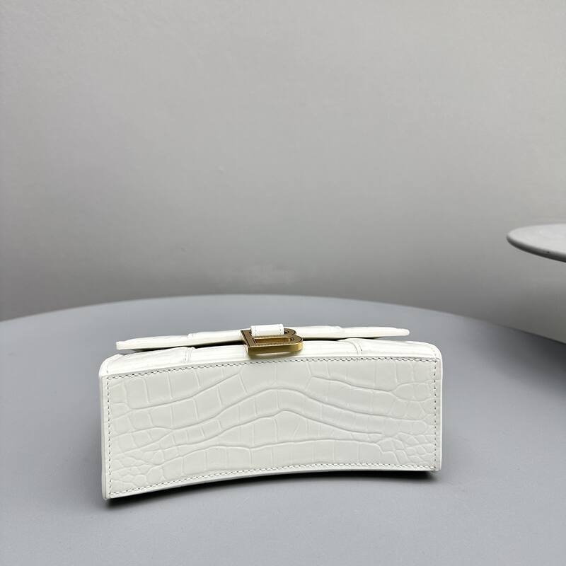 Balenciaga Hourglass White 23x14x10cm shoulder bag — Top Quality Replica