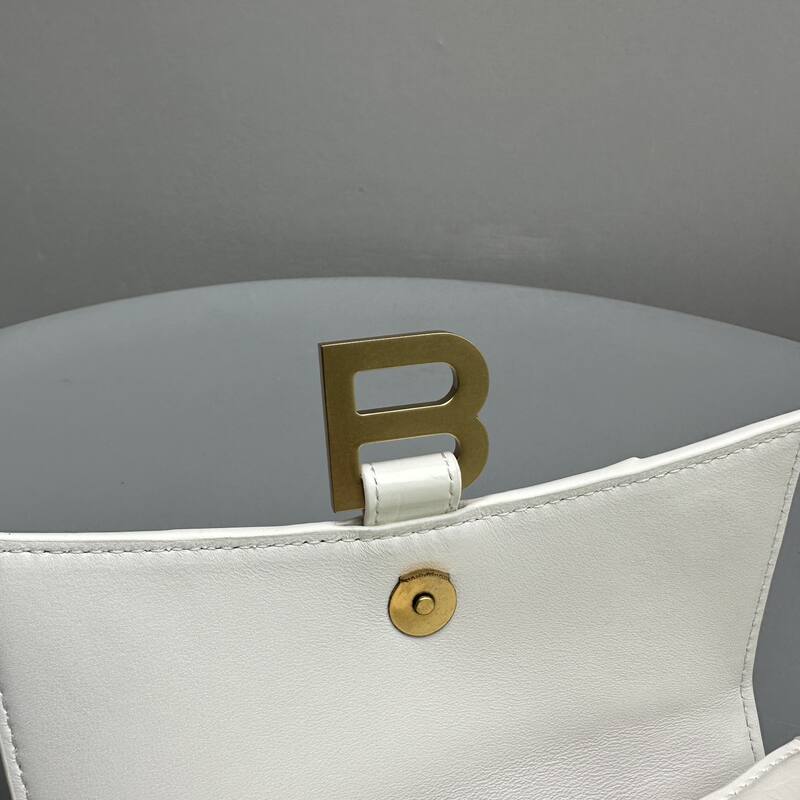 Balenciaga Hourglass White 23x14x10cm shoulder bag — Top Quality Replica