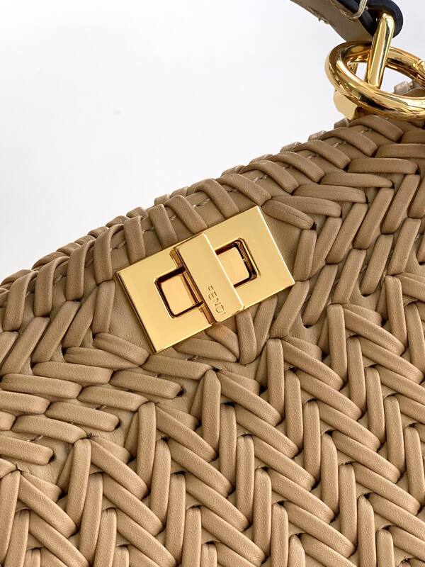 Fendi Peekaboo Beige 33x22x14cm shoulder bag — 1:1 Replica
