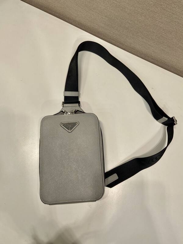 Prada Gray shoulder bag — AAA Quality Replica