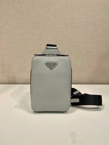 Prada Gray shoulder bag AAA Quality Replica