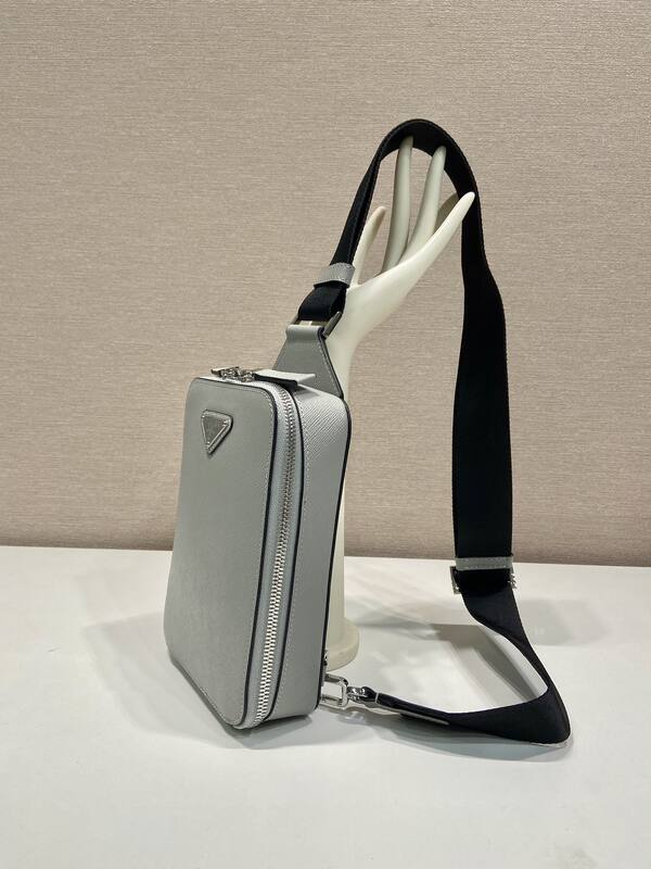 Prada Gray shoulder bag — AAA Quality Replica